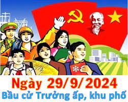 PHƯỜNG 4 CÔNG TÁC BẦU CỬ TRƯỞNG ẤP, TRƯỞNG KHU PHỐ NHIỆM KỲ 2024 - 2029