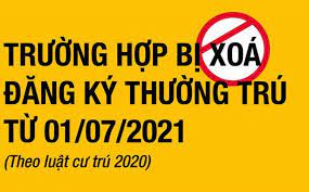 Những trường hợp nào bị xóa đăng ký thường trú theo Luật Cư trú?